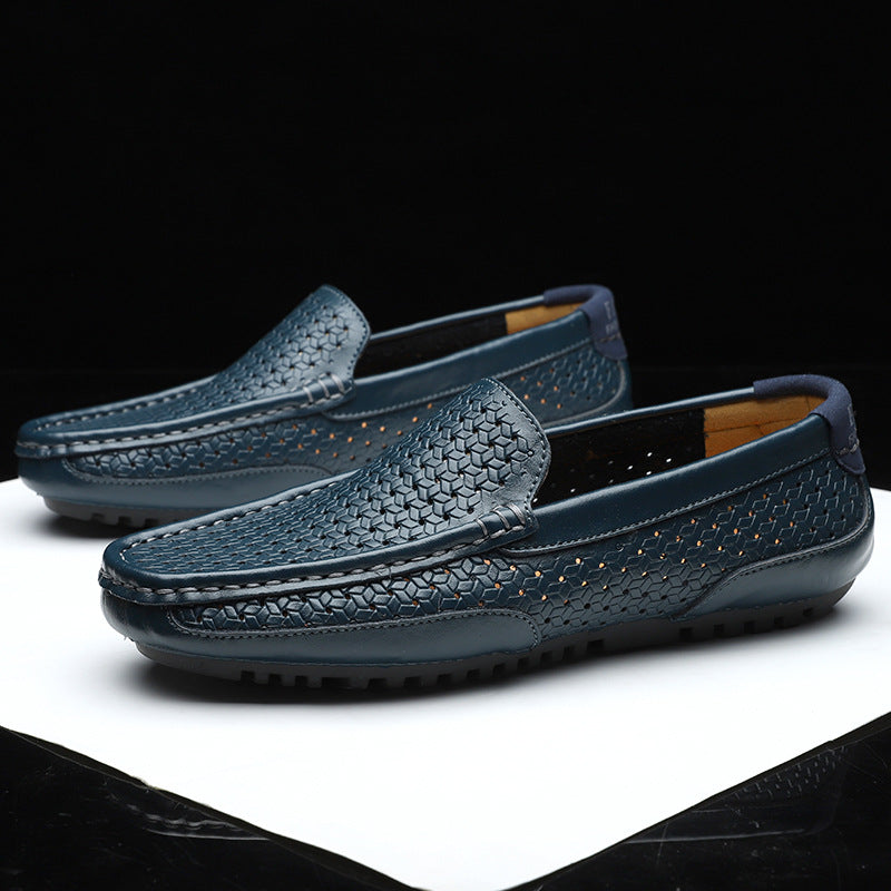 Vellorio Men's Breathable Leather Loafers