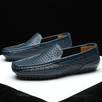 Vellorio Men's Breathable Leather Loafers