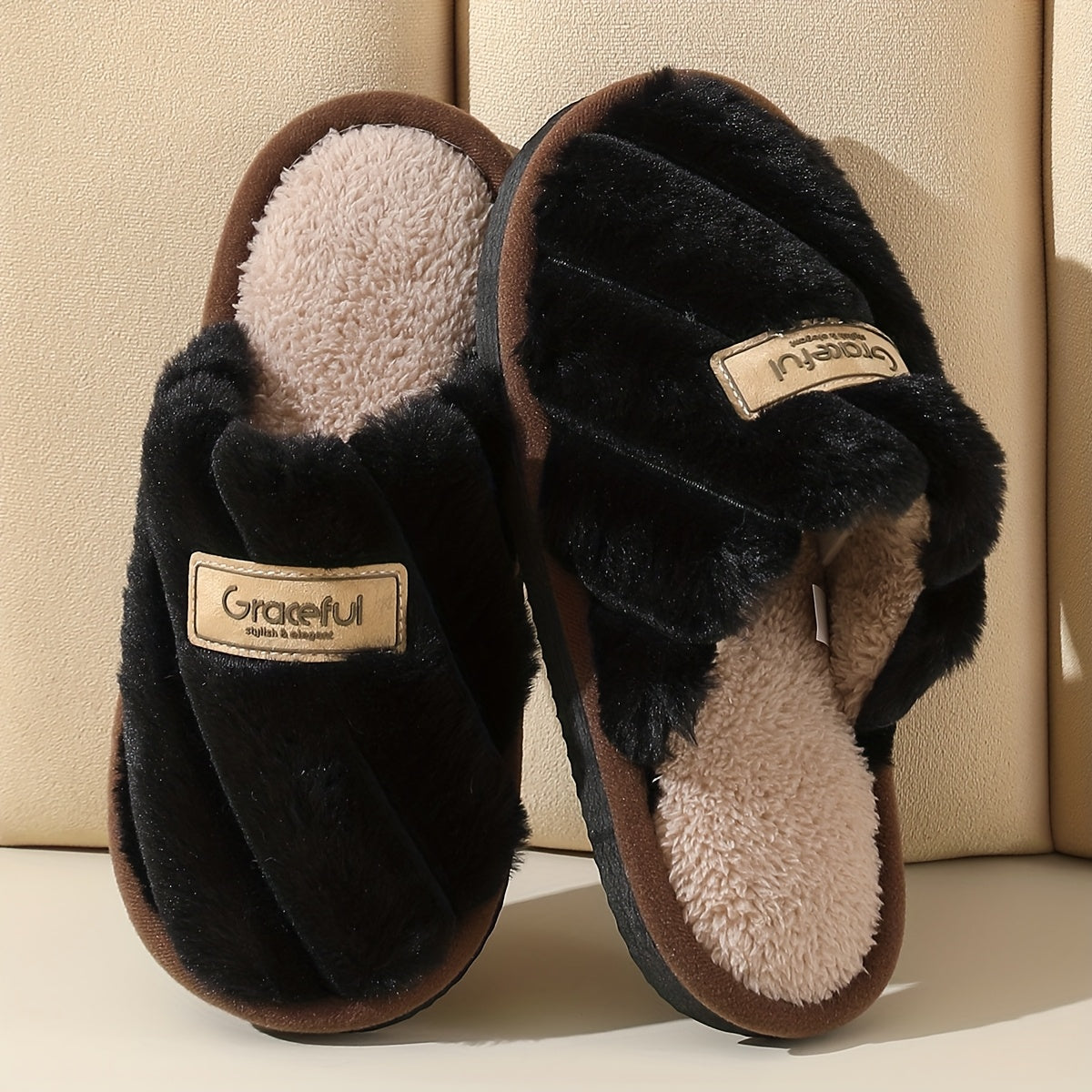 CloudStep Luxe Cross-Band Slipper