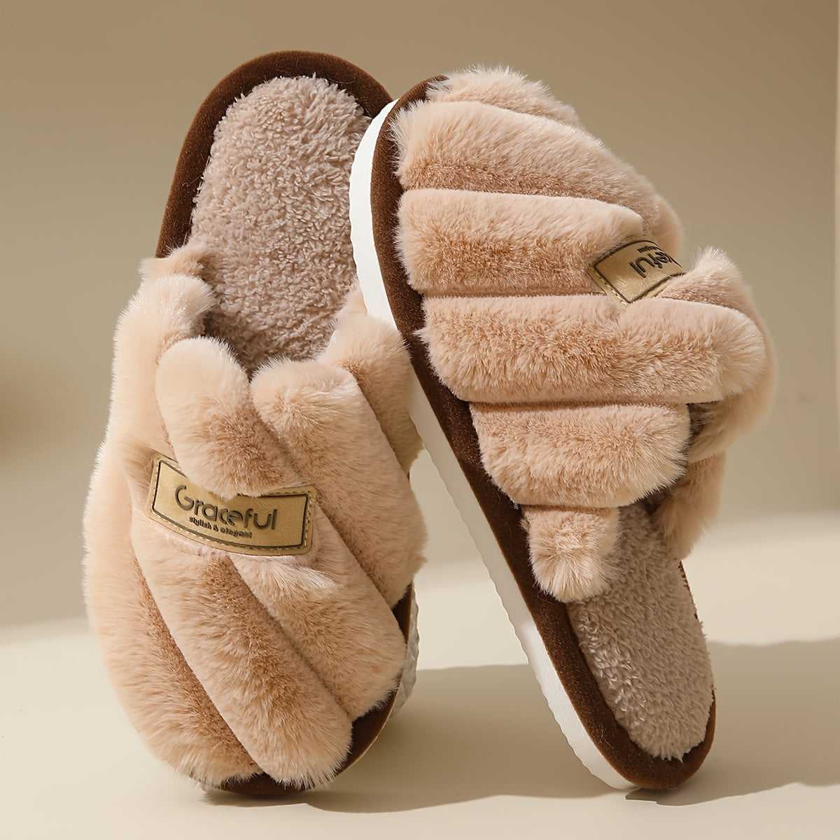 CloudStep Luxe Cross-Band Slipper