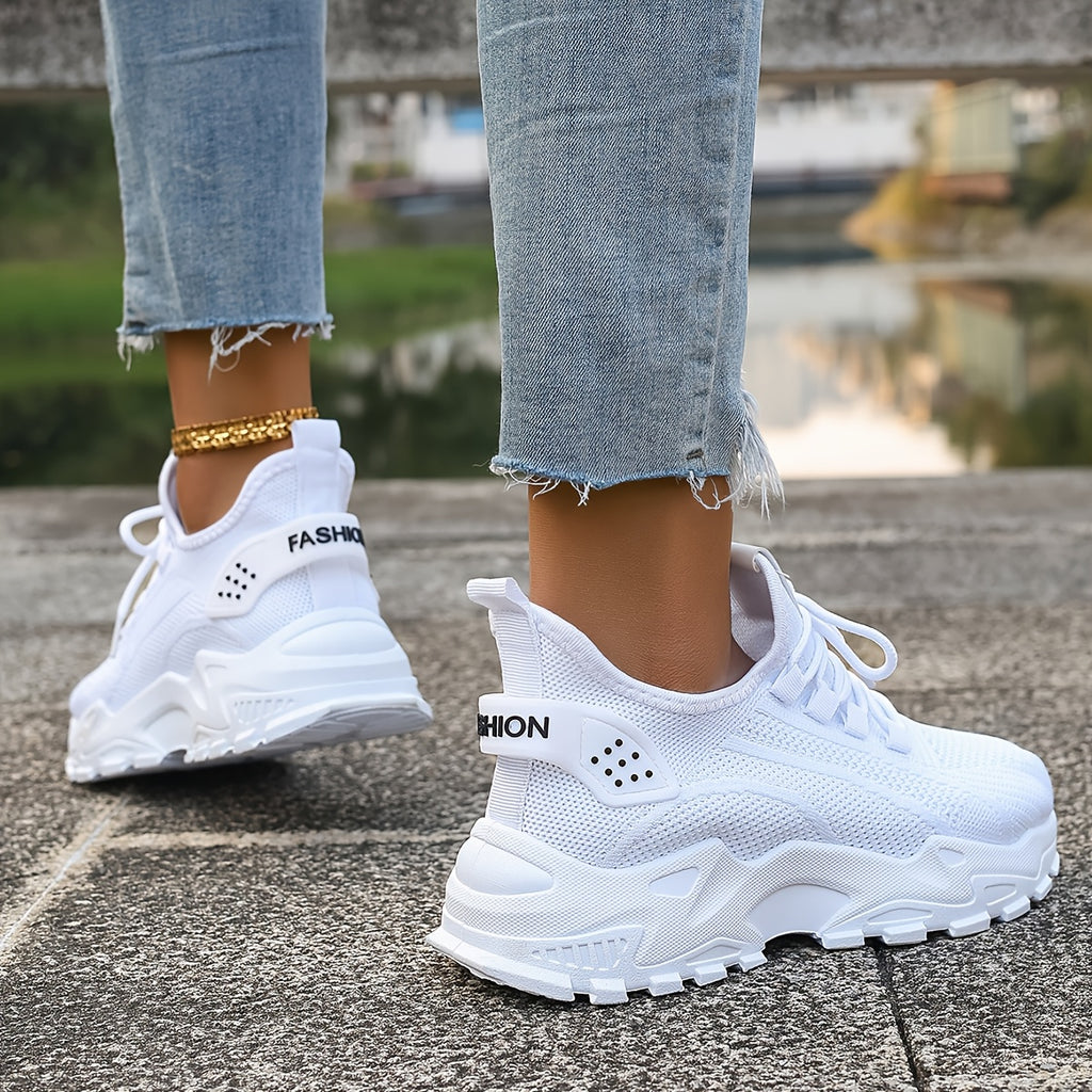 VividStride™ Luxe Knit Power Sneakers