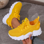 VividStride™ Luxe Knit Power Sneakers