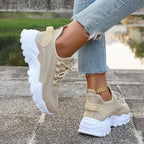 VividStride™ Luxe Knit Power Sneakers