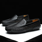 Vellorio Men's Breathable Leather Loafers
