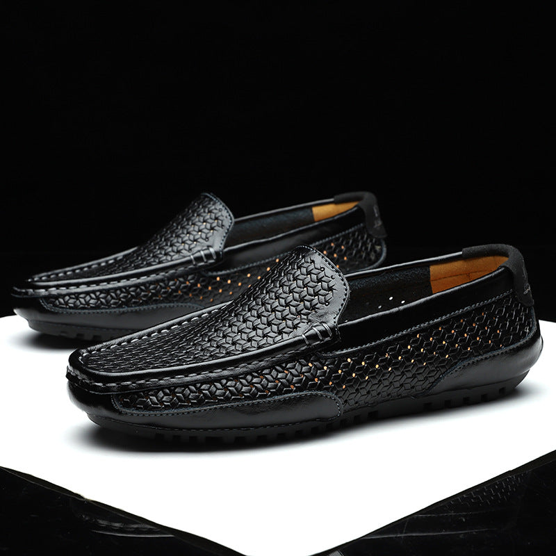 Vellorio Men's Breathable Leather Loafers