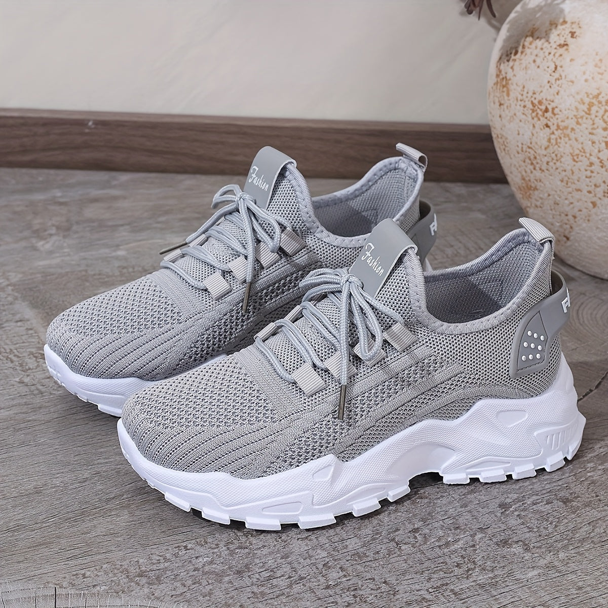 VividStride™ Luxe Knit Power Sneakers
