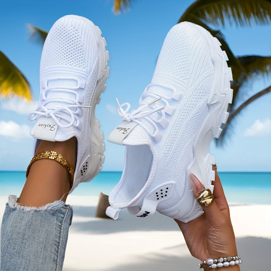 VividStride™ Luxe Knit Power Sneakers