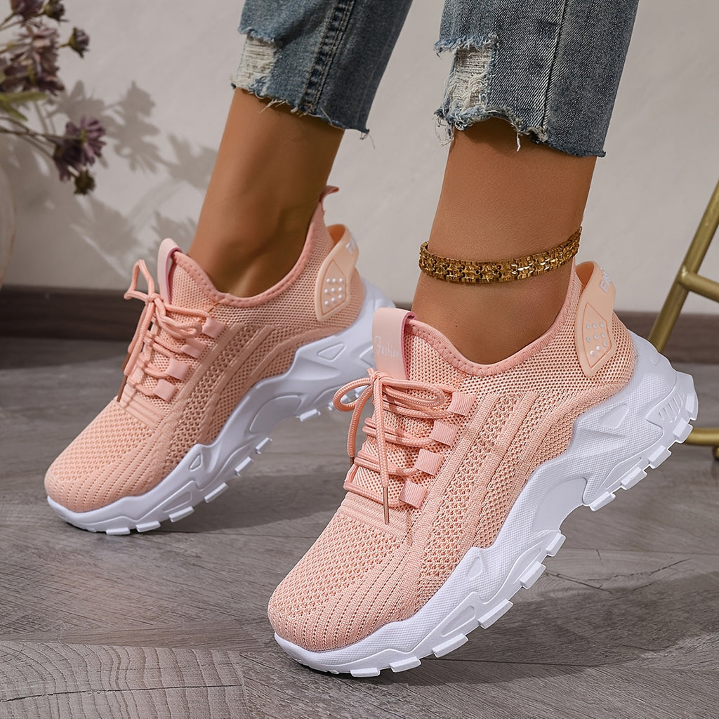 VividStride™ Luxe Knit Power Sneakers