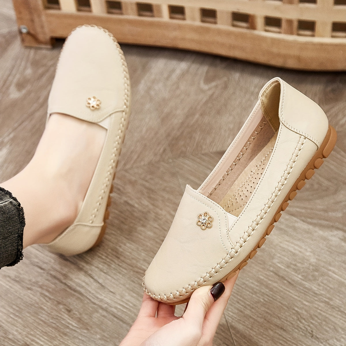 Elara Artisan Comfort Loafer