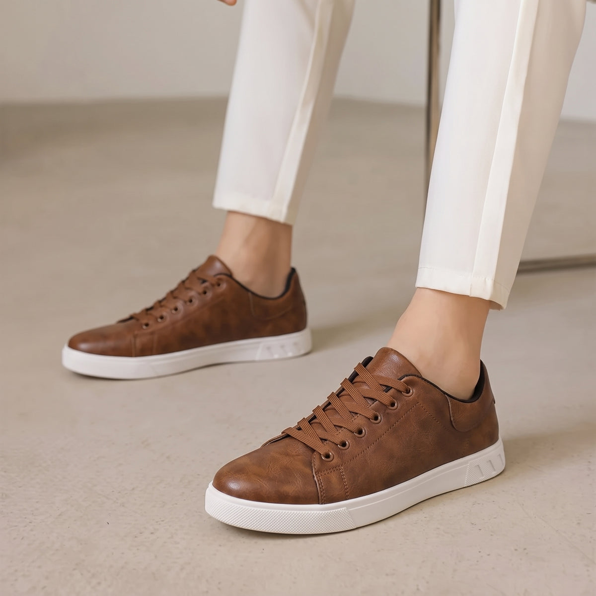 Aurevo™ - Heritage Leather Lifestyle Sneakers