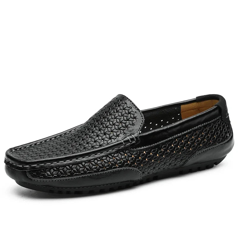 Vellorio Men's Breathable Leather Loafers