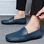 Vellorio Men's Breathable Leather Loafers