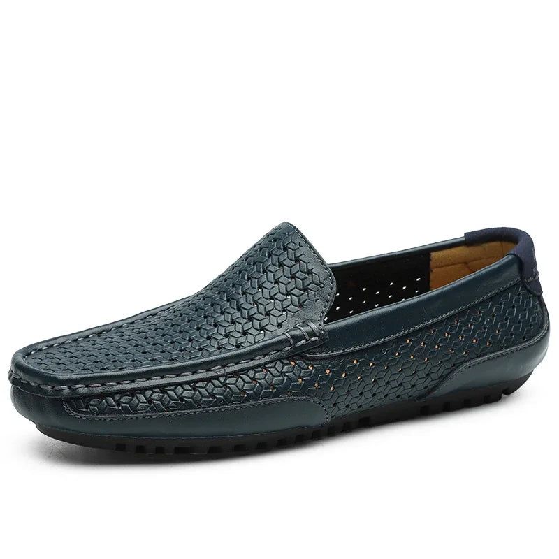 Vellorio Men's Breathable Leather Loafers