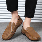 Vellorio Men's Breathable Leather Loafers