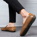 Vellorio Men's Breathable Leather Loafers