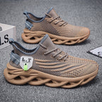 The Aether Ergo-Mesh Sculpt Sneaker - Breathable Kinetic Footwear