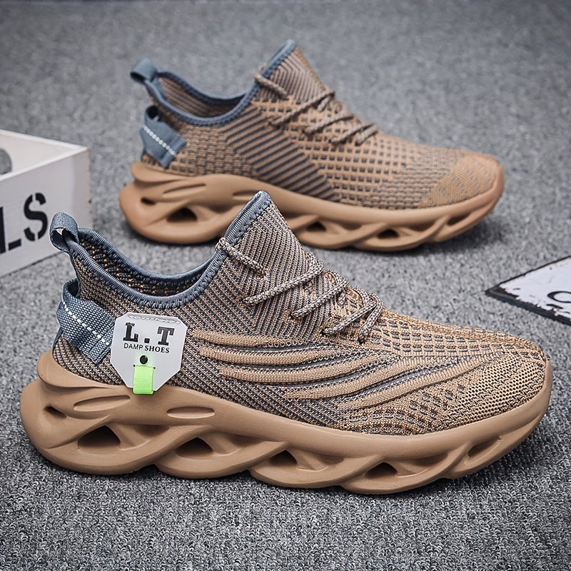 The Aether Ergo-Mesh Sculpt Sneaker - Breathable Kinetic Footwear